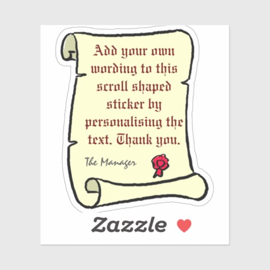 古いスタイル文字。 シール (シート)