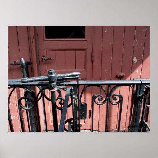 古いスチームトレインルマストロブラウンワゴンポスター ポスター (正面)