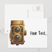 古いスチームパンクカメラ ポストカード (正面/裏面)