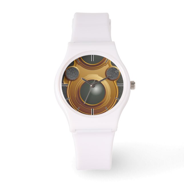 古いスチームパンクカメラ 腕時計 (正面)