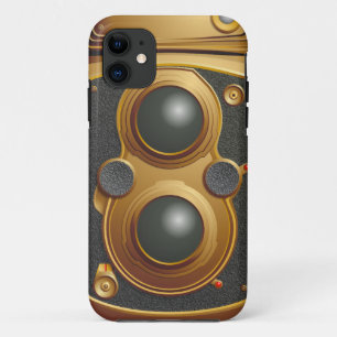 古いスチームパンクカメラ iPhone 11 ケース