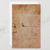 古いステンドテレグラム文房具 便箋 (正面/裏面)