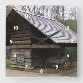 古いステージコーチクロック スクエア壁時計