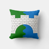 古いストーンブリッジズポピュレースバッジのシャー クッション (正面)