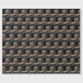 古いスニーカーの子猫 ラッピングペーパー (フラット)