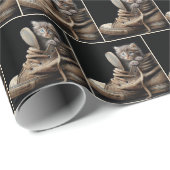 古いスニーカーの子猫 ラッピングペーパー (ロールコーナー)