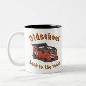 古いスピード – ルーツに戻る! ツートーンマグカップ (左)