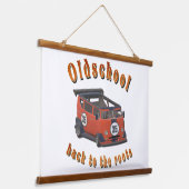 古いスピード​ – ルーツに戻る！ 吊り下げ型タペストリー (傾斜あり)