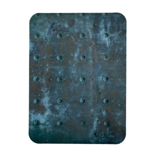 古いスペインの銅変色した金属ドア マグネット (縦)