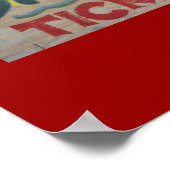 古いスポーツフィッシングサイン。 ポスター (角)