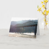 古いスライゴ橋カード カード (黄色い花)