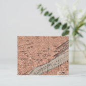 古いセントポール ミネソタ州の地図ポストカード ポストカード (スタンド正面)