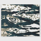 古いゼブラ印刷。グレーゼブララフプリント。グレイゼブ ラッピングペーパー (フラット)