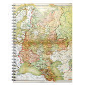 古いソビエト連邦ソビエト社会主義共和国連邦ロシアの1928地図 ノートブック (正面)