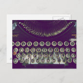 古いタイファッションドプライター ポストカード (正面/裏面)