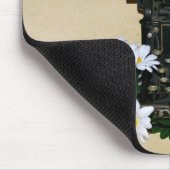 古いタイファッションドプライター マウスパッド (コーナー)