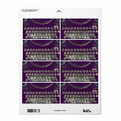 古いタイファッションドプライター ラベル (フルシート)