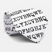 古いタイプライターの手紙 ネクタイ (ロール)