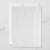 古いタイプライターはブライダルシャワー招待状を調整します 招待状 (裏面)