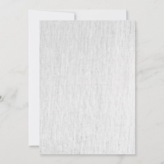 古いタイプライターは結婚式招待状を調整します 招待状 (裏面)