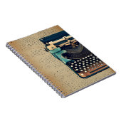 古いタイプライターノートブック ノートブック (右側)