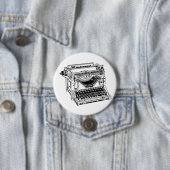 古いタイプライターボタン 缶バッジ (インサイチュ)