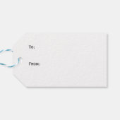 古いタイプライター鍵カスタムギフトラベル ギフトタグ (裏面横)