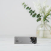 古いタイプライター スキニー名刺 (スタンド正面)