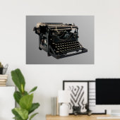 古いタイプライター ポスター (ホームオフィス)