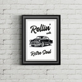 古いタイマーとタイポグラフィ ポスター