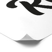 古いタイマーとタイポグラフィ ポスター (角)