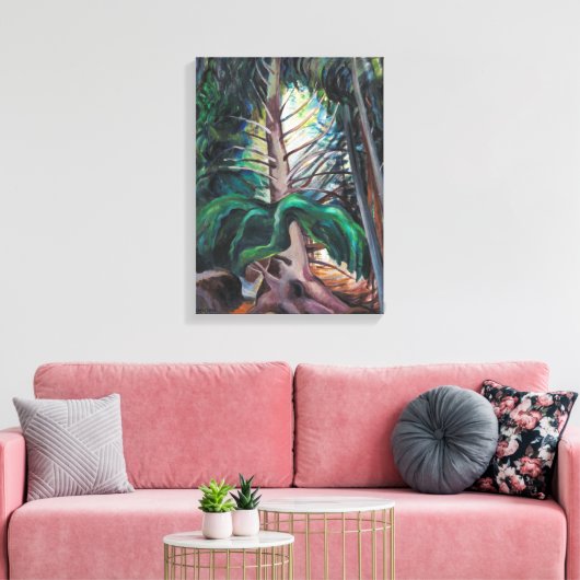 古いタイマー | Emily Carr | キャンバスプリント (インサイチュ (リビング))