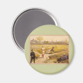 古いタイムベースボール マグネット (正面/裏面)