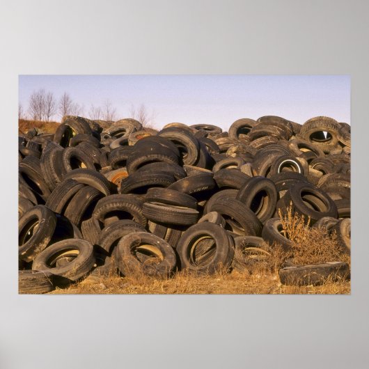 古いタイヤをダンプ ポスター (正面)