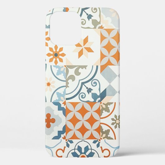 古いタイルパターンを使用した背景とテクスチャ Case-Mate iPhoneケース (裏面)