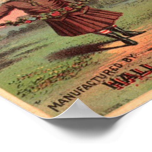 古いタバコ広告 ポスター (角)