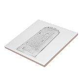 古いタワー建築のスケッチ タイル (側面)