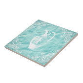 古いターコイズジャー タイル (側面)