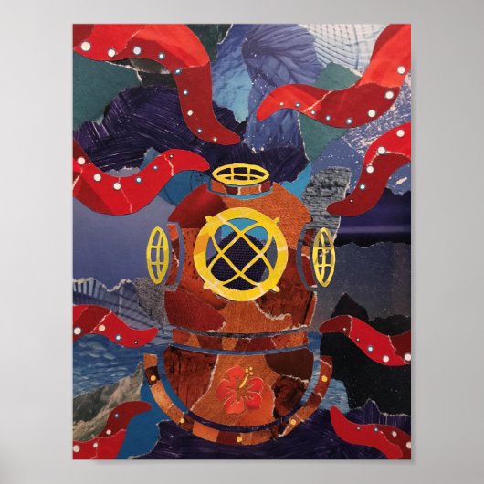 古いダイブ – プリント (正面)