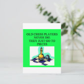 古いチェス選手は決して死なない ポストカード (スタンド正面)
