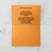 古いチファッションドーズログレシピカード シーズンカード (内部)