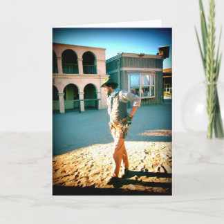 古いチューソンのスタジオの挨拶状 カード