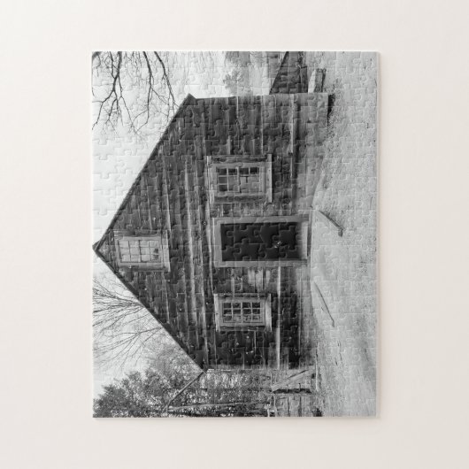 古いチョウブリッジ村 ジグソーパズル (縦)