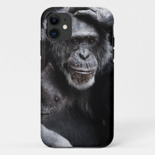 古いチンパンジーiPhoneケース iPhone 11 ケース