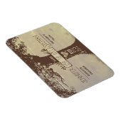 古いツリー文字列ライトセーブザデートマグネット マグネット (右側)