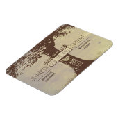 古いツリー文字列ライトセーブザデートマグネット マグネット (左側)