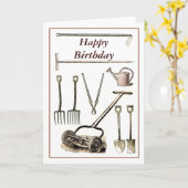 古いツール カード (黄色い花)