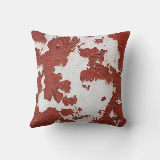 古いテクスチャの背景にひびの入ったコンクリートヴィンテージが表示されました クッション (裏面)