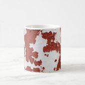 古いテクスチャの背景にひびの入ったコンクリートヴィンテージが表示されました コーヒーマグカップ (中央)