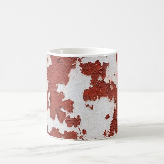 古いテクスチャの背景にひびの入ったコンクリートヴィンテージが表示されました コーヒーマグカップ (中央)